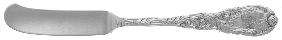 Chrysanthemum (Sterling, 1880) Pate Knife by Tiffany & CO SILVER-1