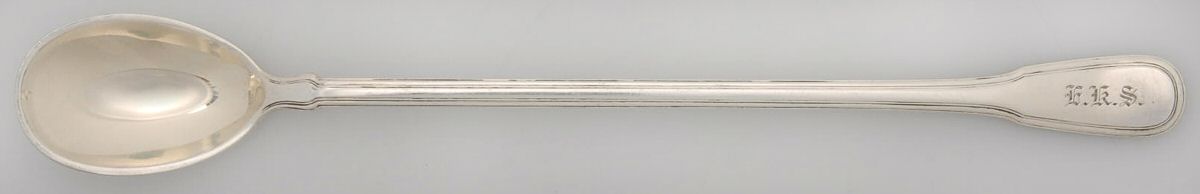 Gramercy (Sterling, 1921, Monograms) Iced Tea Spoon by Tiffany & CO SILVER-1