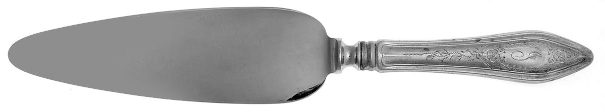 Mary Chilton-Eng No.1 (Sterling, 1912, No Monograms) Pie Server with Stainless Blade by Towle Silver-1
