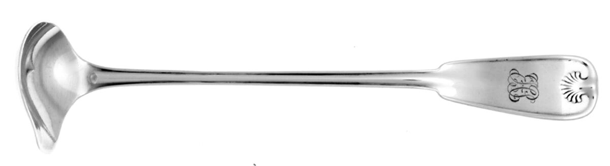Palm (Sterling, 1871, Monograms) Mustard Spoon by Tiffany & CO SILVER-1