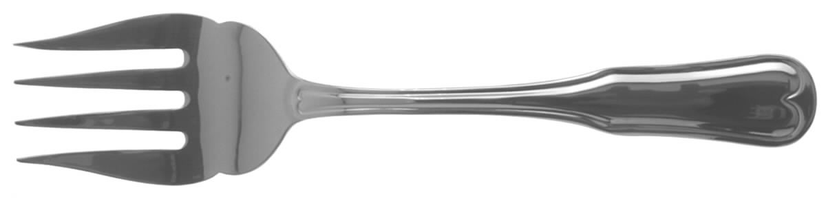 Breckenridge (Stainless) Medium Solid Cold Meat Serving Fork by Towle Silver-1