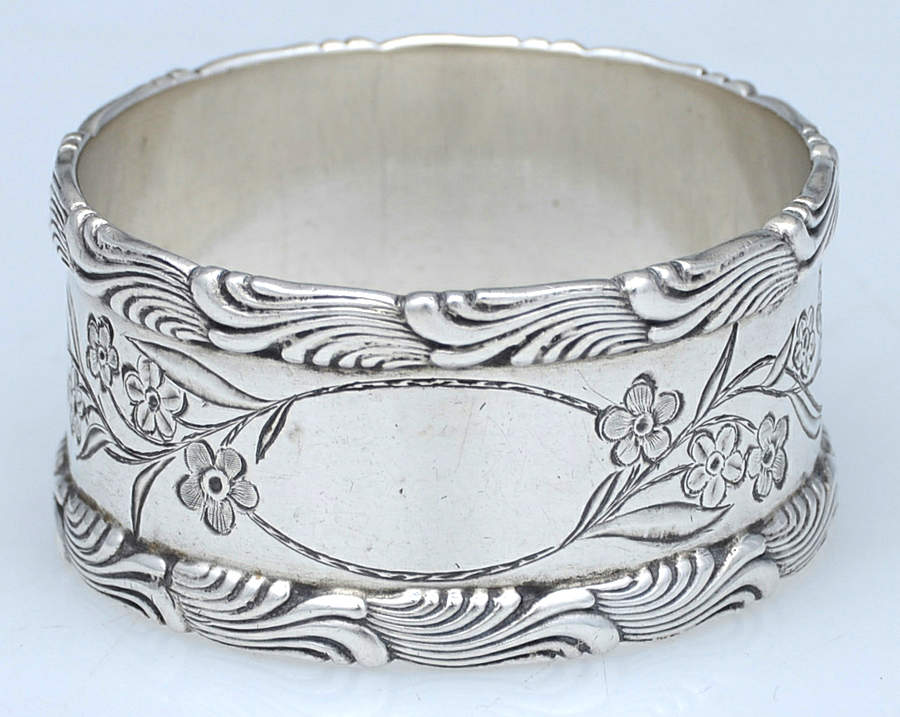 Wave Edge (Sterling, 1884, Waves, Hollowware) Napkin Ring by Tiffany & CO SILVER-1