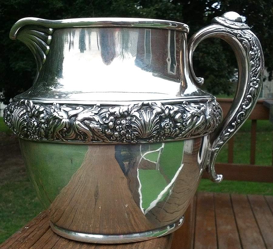 Wave Edge (Sterling, 1884, Waves, Hollowware) 88 Oz Water Pitcher by Tiffany & CO SILVER-1