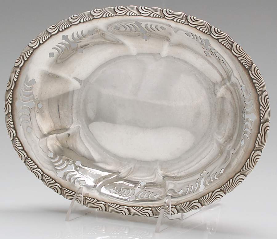 Wave Edge (Sterling, 1884, Waves, Hollowware) 11" Bread Tray by Tiffany & CO SILVER-1