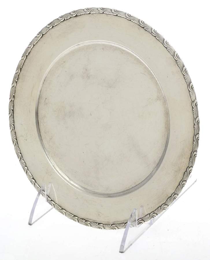 Wave Edge (Sterling, 1884, Waves, Hollowware) Sterling Tidbit Tray by Tiffany & CO SILVER-1