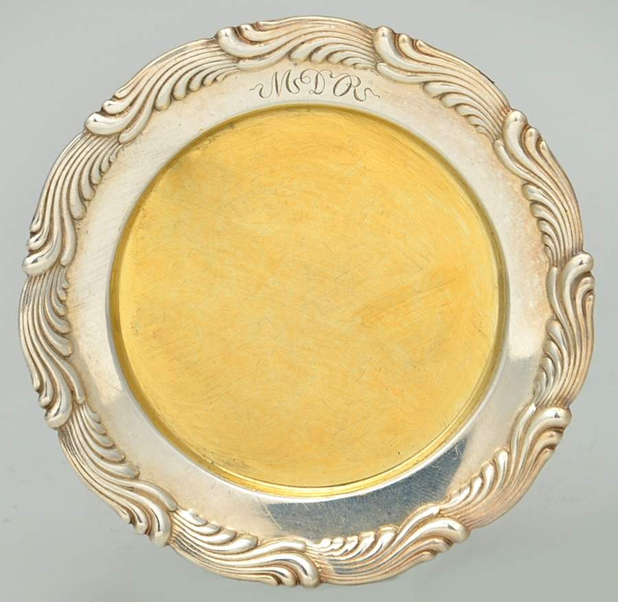 Wave Edge (Sterling, 1884, Waves, Hollowware) Butter Pat by Tiffany & CO SILVER-1