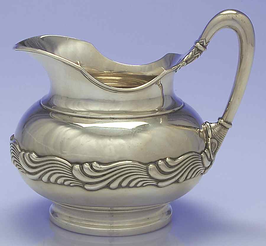 Wave Edge (Sterling, 1884, Waves, Hollowware) Creamer by Tiffany & CO SILVER-1