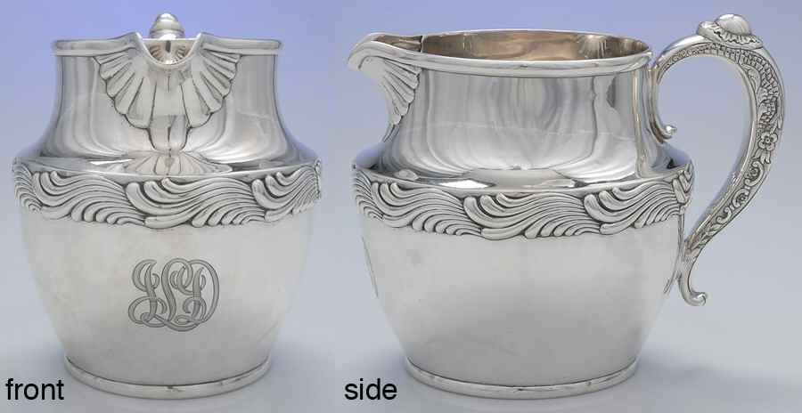 Wave Edge (Sterling, 1884, Waves, Hollowware) 64 Oz Water Pitcher by Tiffany & CO SILVER-1