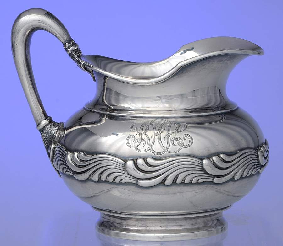 Wave Edge (Sterling, 1884, Waves, Hollowware) Creamer by Tiffany & CO SILVER-1