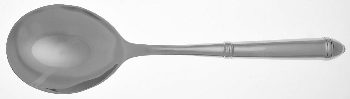 Copenhagen (Stainless, Glossy) Casserole Spoon with Smooth Stainless Bowl HC by Towle Silver-1