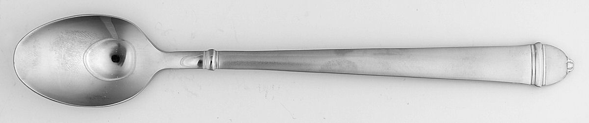 Copenhagen (Stainless, Frosted with Glossy Accent) Iced Tea Spoon by Towle Silver-1