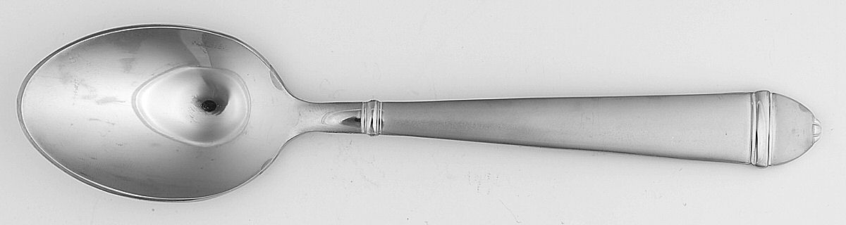 Copenhagen (Stainless, Frosted with Glossy Accent) Place/Oval Soup Spoon by Towle Silver-1