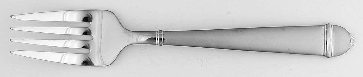 Copenhagen (Stainless, Frosted with Glossy Accent) Individual Salad Fork by Towle Silver-1