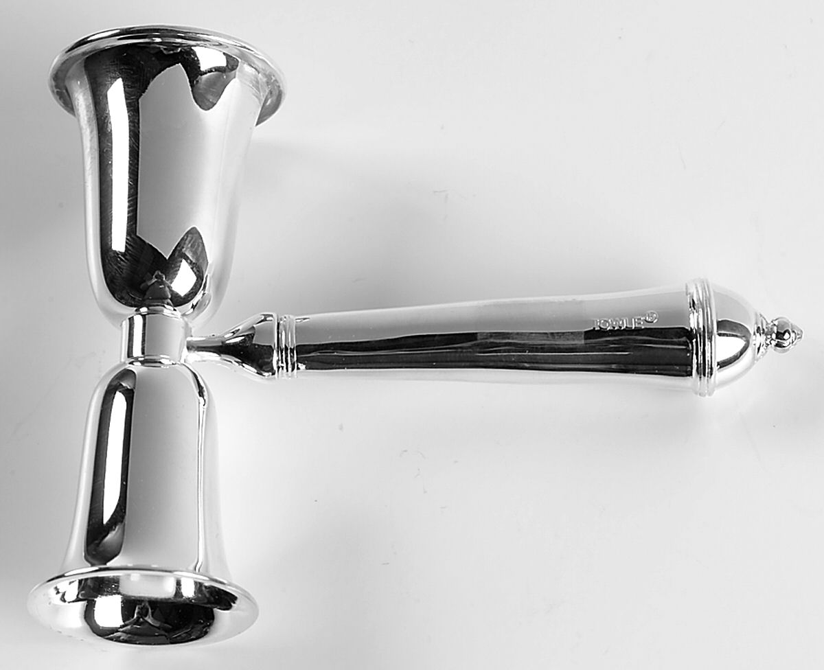 Copenhagen (Silverplate, 2000, Glossy) Double Jigger with Handle, Silverplate Bowls by Towle Silver-1