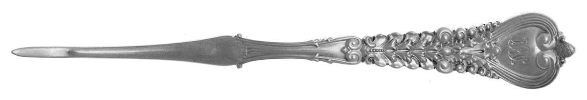 Florentine (Sterling, 1900, Monograms) Solid Nut Pick by Tiffany & CO SILVER-1
