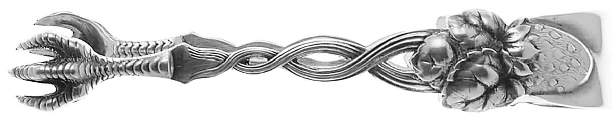 Strawberry (Sterling, Pierced) Sugar Tongs by Tiffany & CO SILVER-1