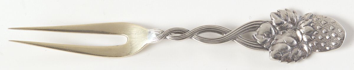 Strawberry (Sterling, Pierced) Strawberry Fork by Tiffany & CO SILVER-1