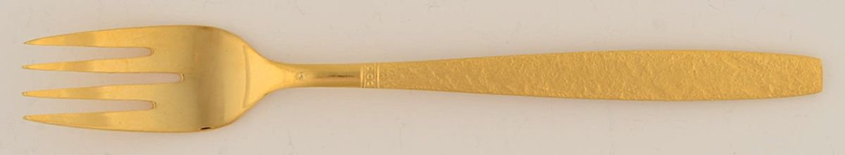 Firense-Gold (Gold Electroplate) Individual Salad Fork by Towle Silver-1