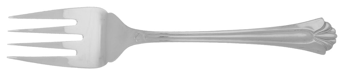 Canterbury (Stainless) Medium Solid Cold Meat Serving Fork by Towle Silver-1