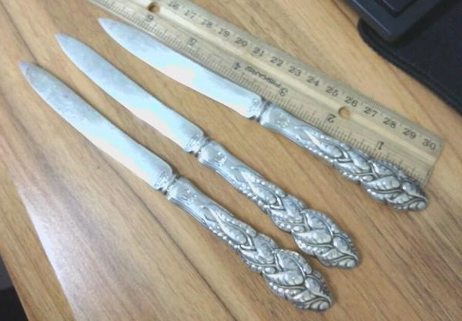 Atlantis-Ailanthus (Sterling, 1899) Individual Steak Knife Hollow Handle by Tiffany & CO SILVER-1