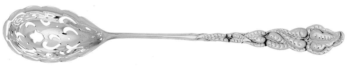Atlantis-Ailanthus (Sterling, 1899) Pierced Bowl Short Handle Olive Spoon by Tiffany & CO SILVER-1