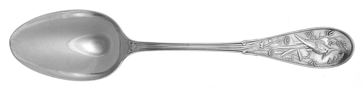 Japanese (Sterling, 1871, Monograms) Tablespoon (Serving Spoon) by Tiffany & CO SILVER-1