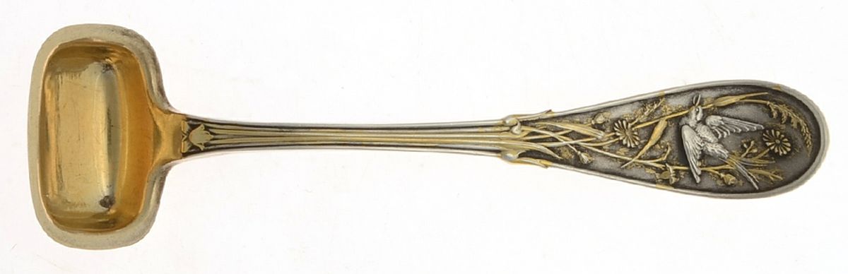 Japanese (Sterling, 1871, No Monograms) Master Salt Spoon by Tiffany & CO SILVER-1