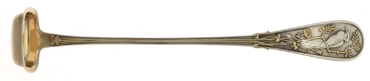 Japanese (Sterling, 1871, No Monograms) Mustard Spoon by Tiffany & CO SILVER-1