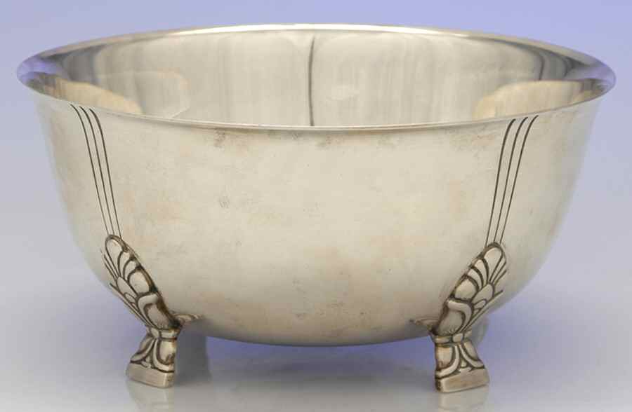 Palmette (Sterling, Hollowware Only) Round Sterling Footed Centerpiece by Tiffany & CO SILVER-1