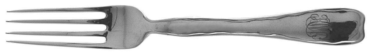 Lap-Over-Edge (Sterling, 1880, Monograms) Fork by Tiffany & CO SILVER-1