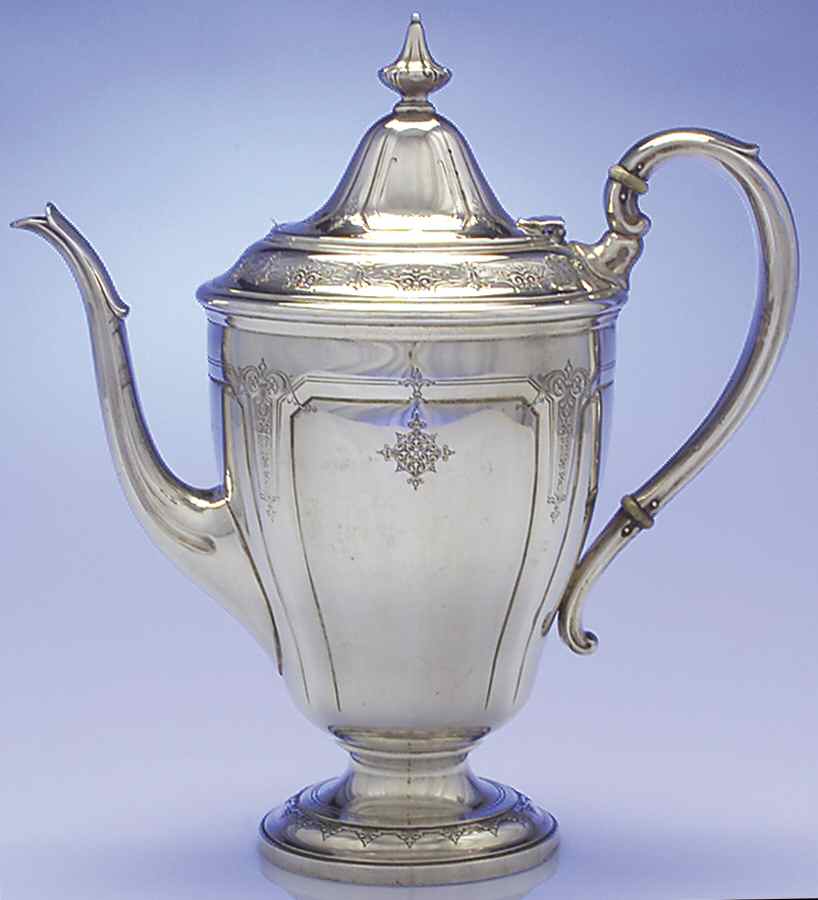 Seville (Sterling, 1926, Hollowware) Coffee Pot by Towle Silver-1
