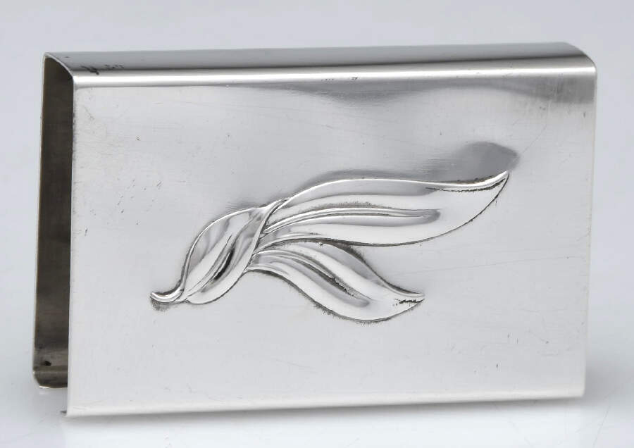 Southwind (Sterling, Hollowware) Match Box Case by Towle Silver-1