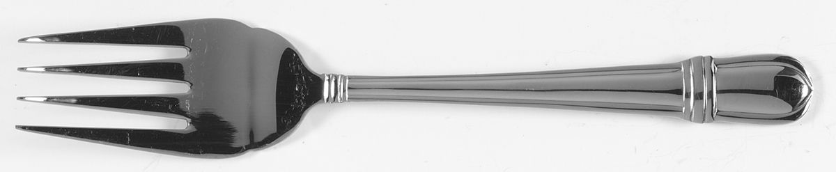 Ariel (Stainless) Medium Solid Cold Meat Serving Fork by Towle Silver-1