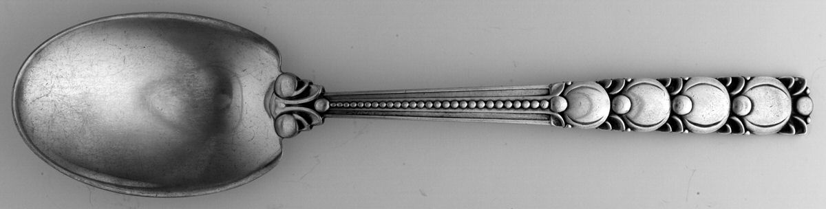 Tomato (Sterling) Solid Salad Serving Spoon by Tiffany & CO SILVER-1