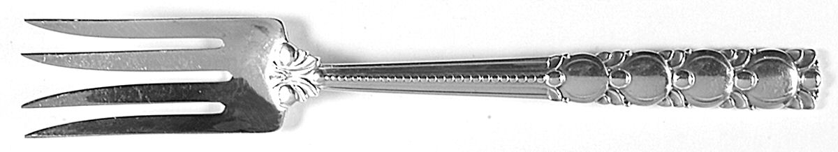 Tomato (Sterling) Large Solid Cold Meat Serving Fork by Tiffany & CO SILVER-1