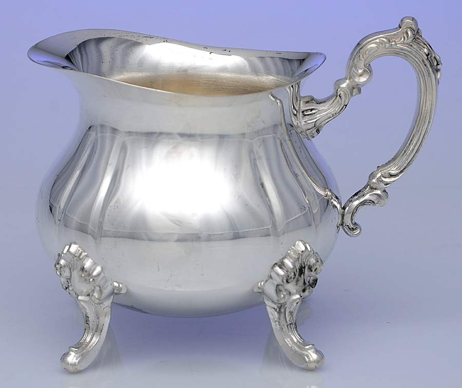 TWS305 (SILVERPLATE, HOLLOWWARE) Creamer by Towle Silver-1