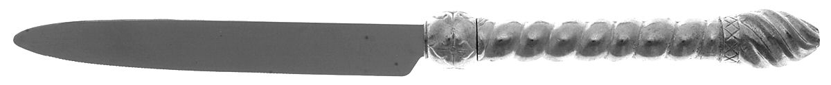 Precarious Twist (Pewter) New French Hollow Knife by Tracy Porter-1