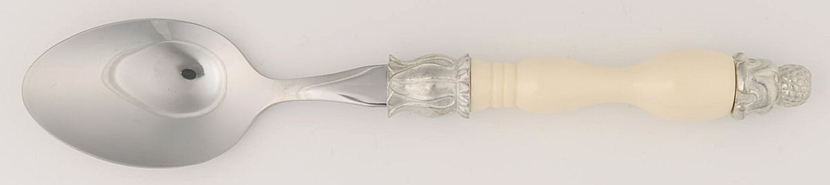 Calyx Baroque-Ivory (Stainless) Place/Oval Soup Spoon by Tracy Porter-1