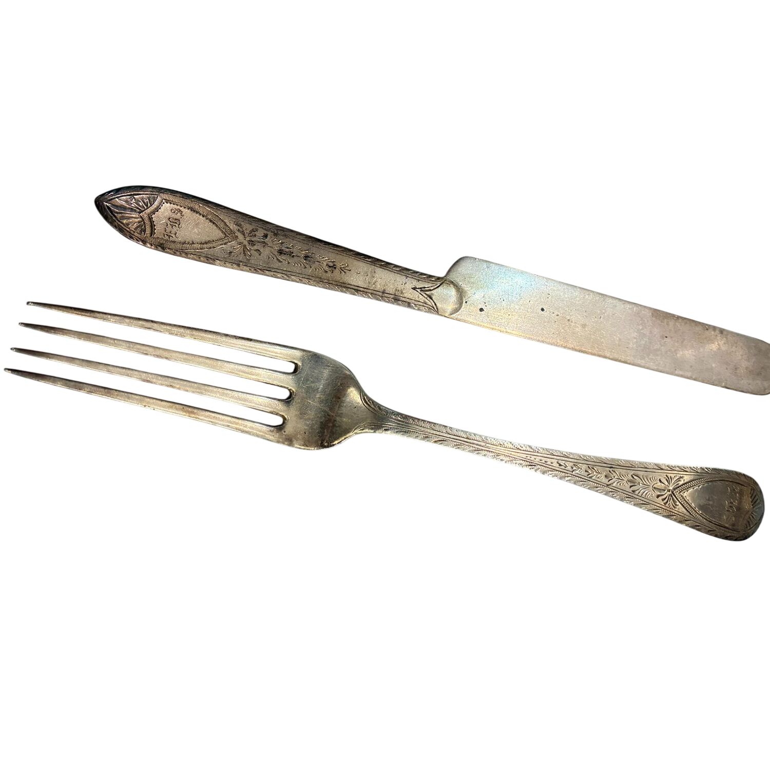 Faneuil-Engraved (Sterling, 1910) Fork by Tiffany & CO SILVER-1