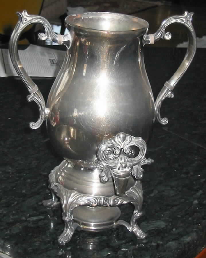 309 (SILVERPLATE, HOLLOWWARE) Silverplate Coffee Urn by Towle Silver-1