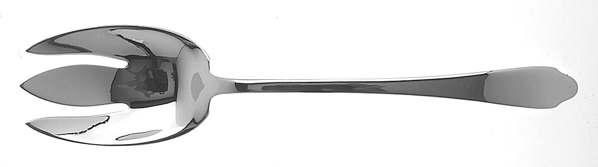 Clinton (Sterling, "L"-No Stamp) Solid Salad Serving Fork by Tiffany & CO SILVER-1