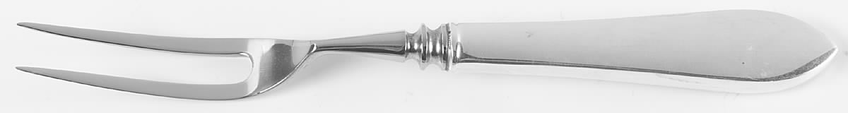 Faneuil (Sterling, "L" or No Stamps) Small Steak Carving Fork with Stainless Prongs by Tiffany & CO SILVER-1