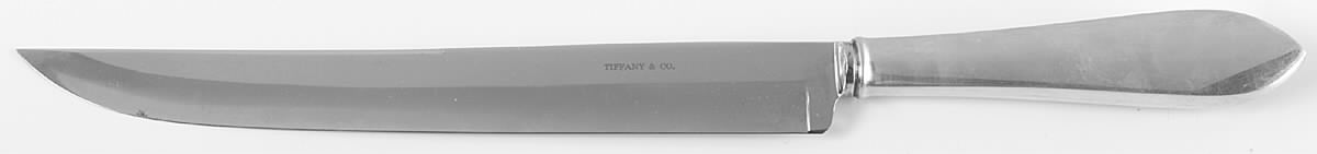 Faneuil (Sterling, "L" or No Stamps) Large Stainless Blade Roast Carving Knife by Tiffany & CO SILVER-1