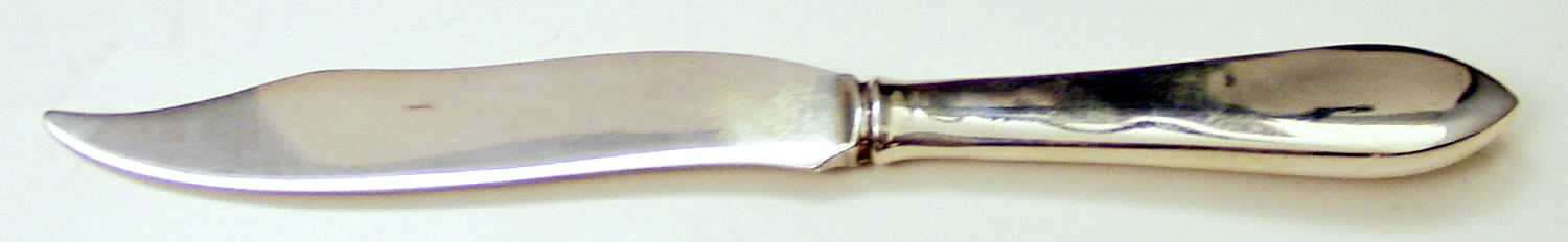 Faneuil (Sterling, "L" or No Stamps) Individual Solid Fish Knife by Tiffany & CO SILVER-1