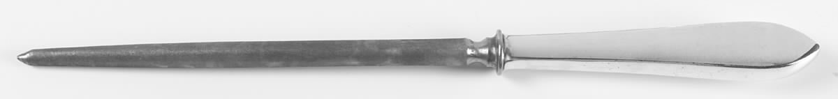 Faneuil (Sterling, "L" or No Stamps) Large Roast Steel Rod Knife Sharpener by Tiffany & CO SILVER-1