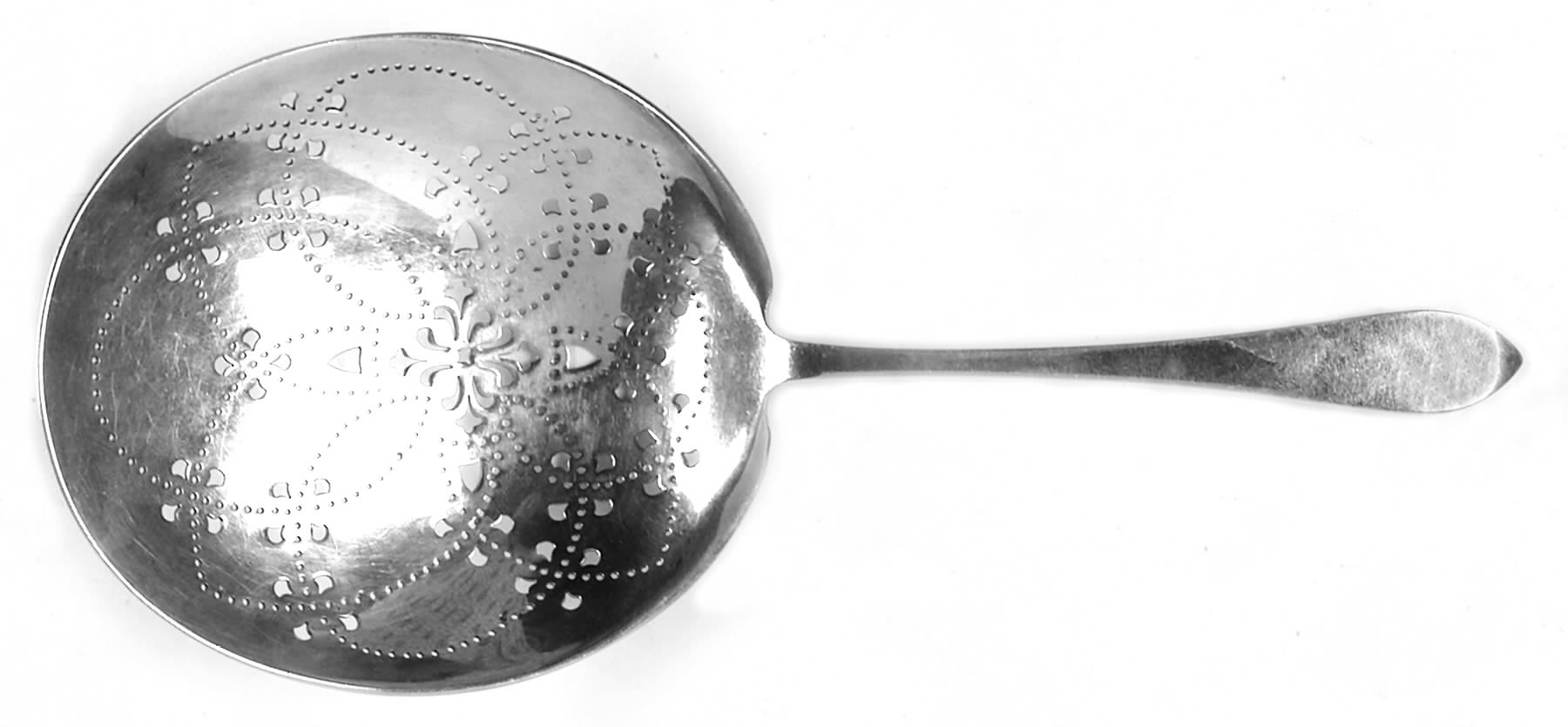Faneuil (Sterling, "L" or No Stamps) Pierced Saratoga Chips Server by Tiffany & CO SILVER-1