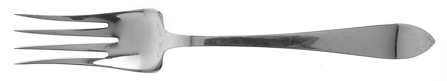 Faneuil (Sterling, "L" or No Stamps) Large Solid Cold Meat Serving Fork by Tiffany & CO SILVER-1