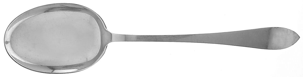 Faneuil (Sterling, "L" or No Stamps) Vegetable Serving Spoon (Solid) by Tiffany & CO SILVER-1