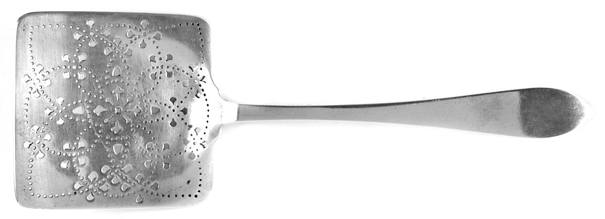 Faneuil (Sterling, "L" or No Stamps) Solid Pierced Waffle Server by Tiffany & CO SILVER-1