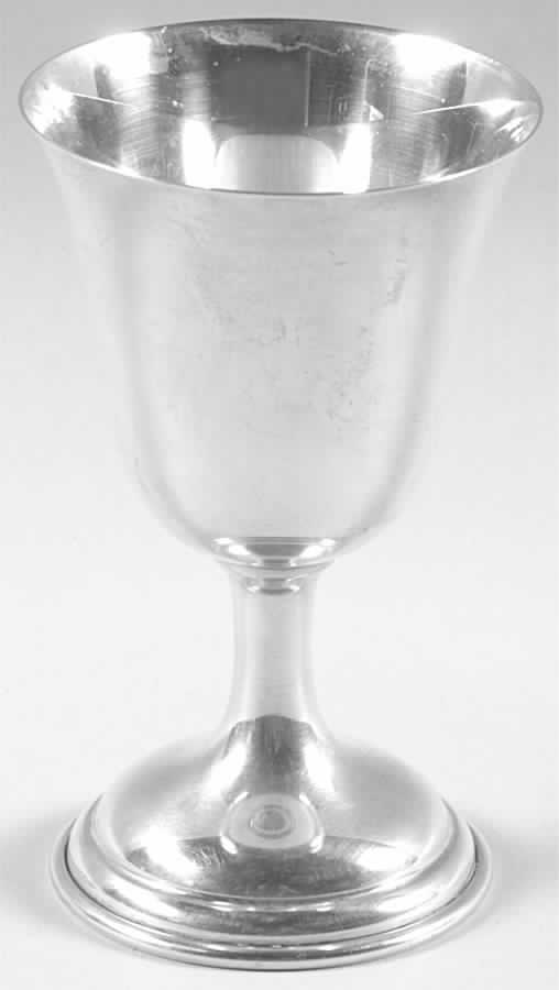 146 (Sterling, Hollowware) Sterling Wine Goblet by Tuttle-1